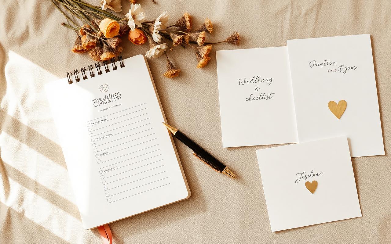 La checklist ultime des 6 derniers mois avant le mariage